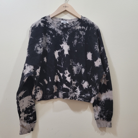 Garage stassie cropped tie dye sweater - Picture 1 of 8